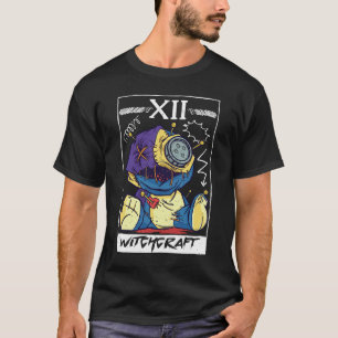 Hexen-Tarotkarte Vodoo-Magie Hexenpuppe Nadel T-Shirt