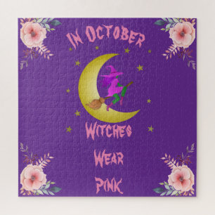 Hexen tragen Rosa im Oktober Thunder_Cove Puzzle