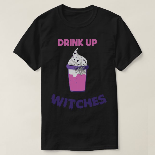Hexen trinken 1 T-Shirt (Design vorne)