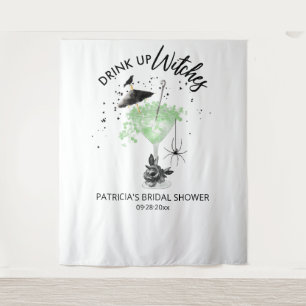 Hexen trinken Halloween Brautparty Hintergrund Wandteppich