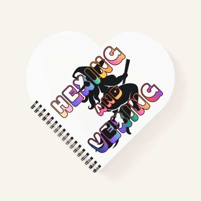 HEXEN UND ÄRGERN für die Plus Size Hexe Notizbuch (Vorderseite)