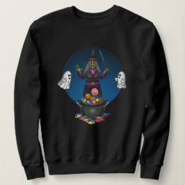 Hexen und Geistertrick oder Halloween-Party behand Sweatshirt