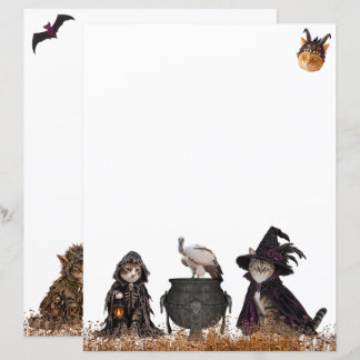 Hexen und Kobolde Kitty Katzen Halloween