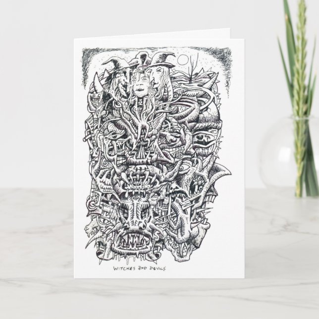 Hexen und Teufel von Brian Benson Karte (Vorderseite)