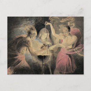 Hexen von Macbeth Postkarte