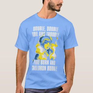 Hexen-Zauberei Magie brodelnder Kessel Lustiger Fr T-Shirt