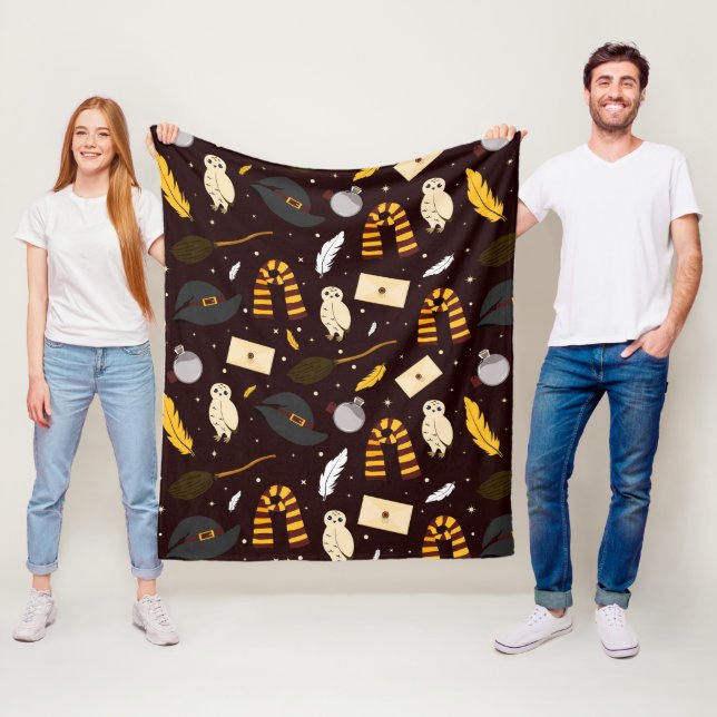 Hexen, Zauberer und Zaubermuster Fleecedecke (Beispiel)