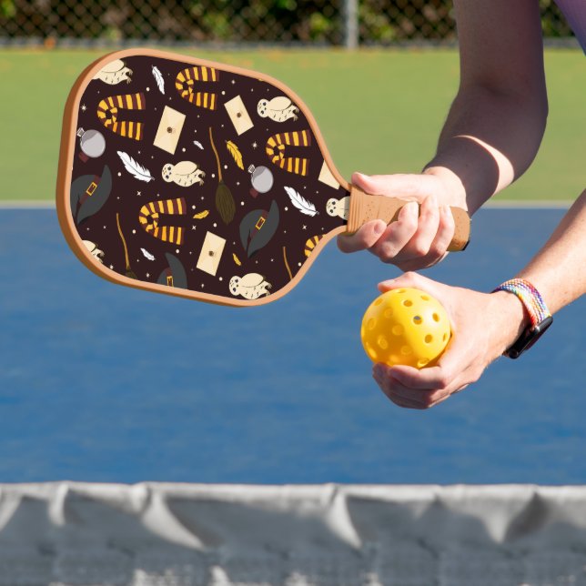 Hexen, Zauberer und Zaubermuster Pickleball Schläger (InSitu)