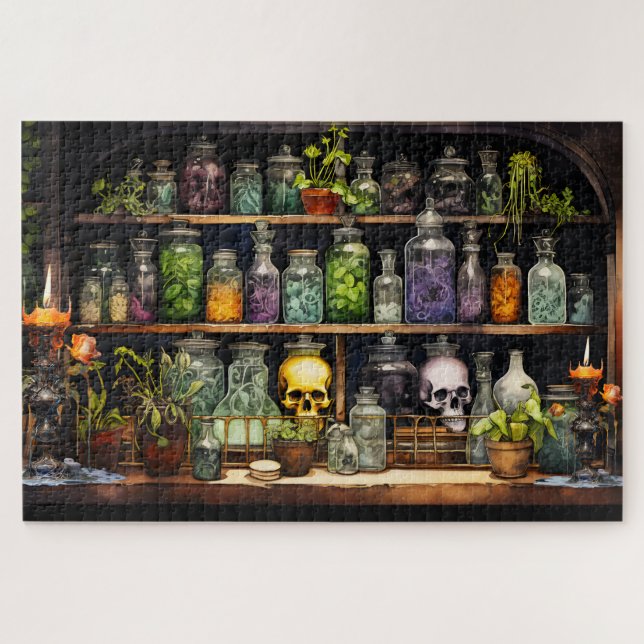 Hexenapothecary Jigsaw Puzzle (Horizontal)