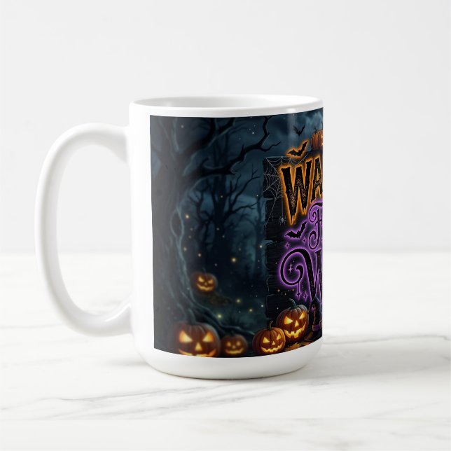 Hexenbecher 'Feeling Witchy' – Gruseliger Kaffeebe Kaffeetasse (Links)
