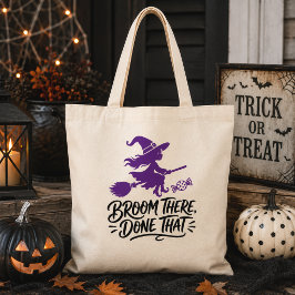 Hexenbesen-Halloween 'Broom There Done That' Tragetasche