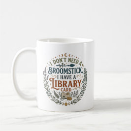 Hexenbibliothekar Bibliotheksausweis Bücherliebhab Kaffeetasse