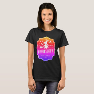 Hexenbrauemblem in Sonnenuntergangsfarben T-Shirt