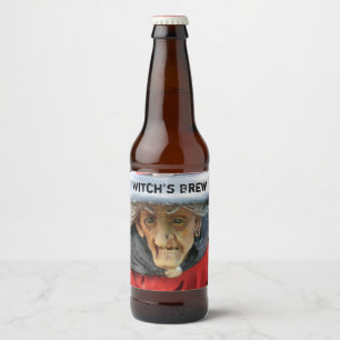 Hexenbrauen - Bieretikett Bierflaschenetikett