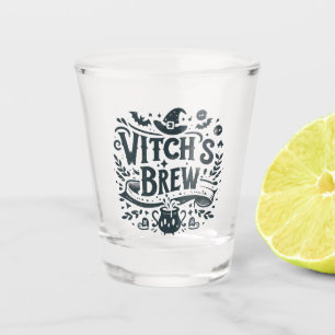 Hexenbrauen- Halloween Schnapsglas