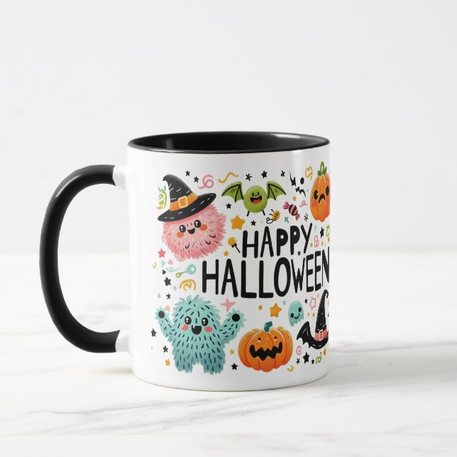 Hexenbrauen- Halloween Tasse (Links)