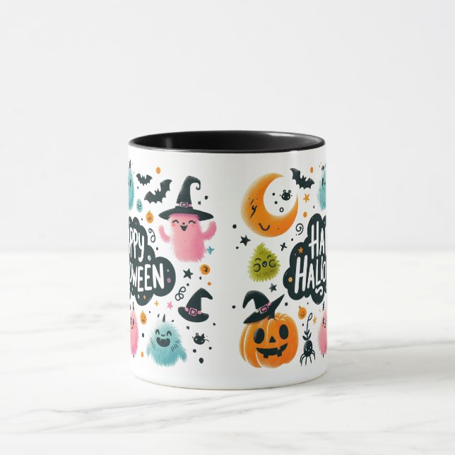 Hexenbrauen- Halloween Tasse (Zentrum)