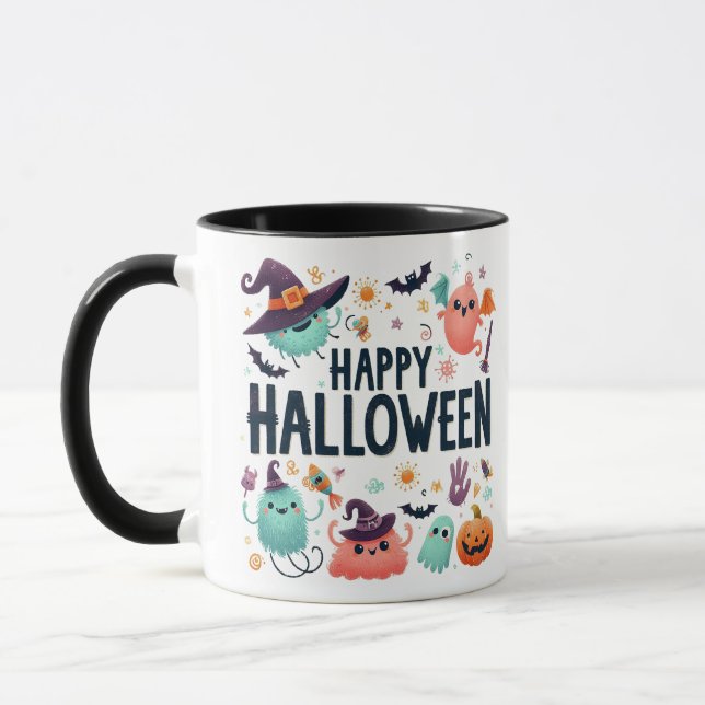 Hexenbrauen- Halloween Tasse (Links)