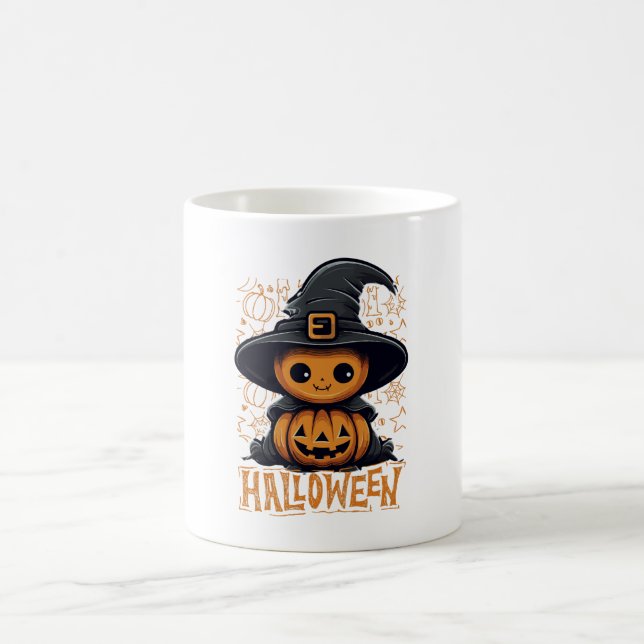 Hexenbrauen - Halloween-Tasse Kaffeetasse (Mittel)