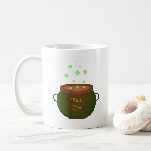 Hexenbrauen Kaffeetasse (Mit Donut)