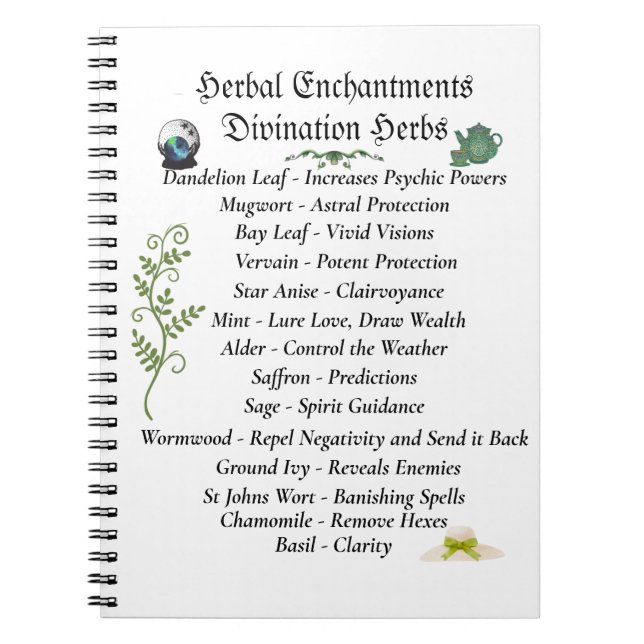 Hexenbuch der Schatten Journal  Notizblock (Vorderseite)