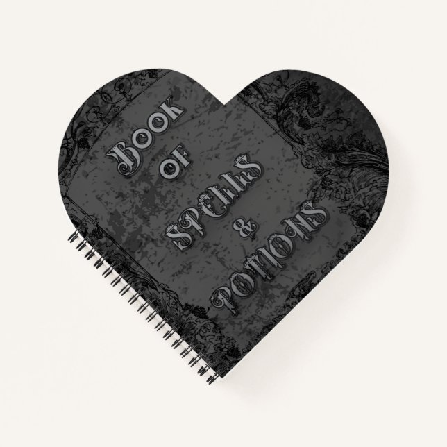 Hexenbuch der Zauber und Tränke Notizbuch (Vorderseite)