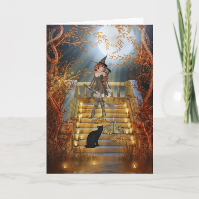 Hexenbuch Karte (Vorderseite)