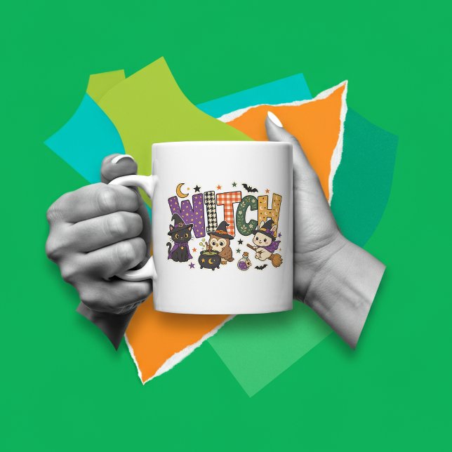 Hexenbuchstabenblock  kaffeetasse (Von Creator hochgeladen)