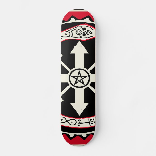 Hexenchaos Skateboard (Vorderseite)