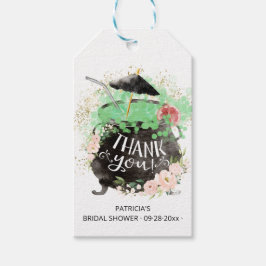 Hexencocktail Halloween-Brautparty Geschenkanhänger