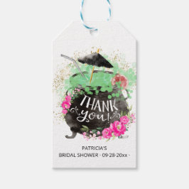 Hexencocktail Halloween-Brautparty Geschenkanhänger