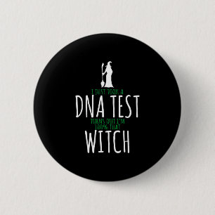 Hexendesign - 100% diese Hexe - lustiges Halloween Button