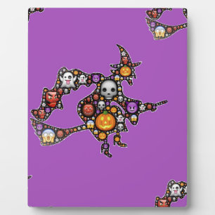 Hexenemoji Fotoplatte