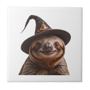 Hexenfaultier Halloween-Süßigkeiten oder Saures un Fliese