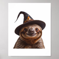 Hexenfaultier Halloween-Süßigkeiten oder Saures un