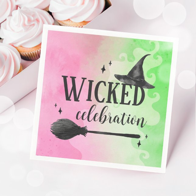 Hexenfeier Geburtstagspapier Serviette (Wicked Witch Party Napkins)
