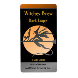 Hexenflaschenetiketten