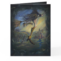 Hexenfrau 8,5" x 11" groß