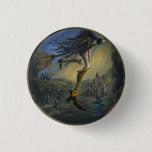 Hexenfrau Button