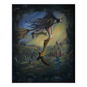 Hexenfrau Poster