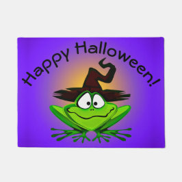 Hexenfrosch auf Lila Fußmatte