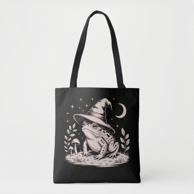 Hexenfrosch Vintage-Halloween-Goblincore (Vorderseite)