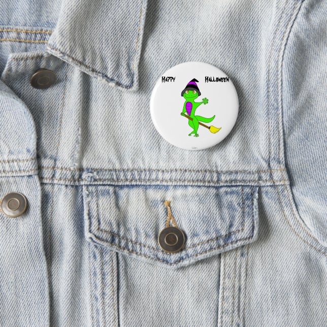 Hexengecko Button (Beispiel)