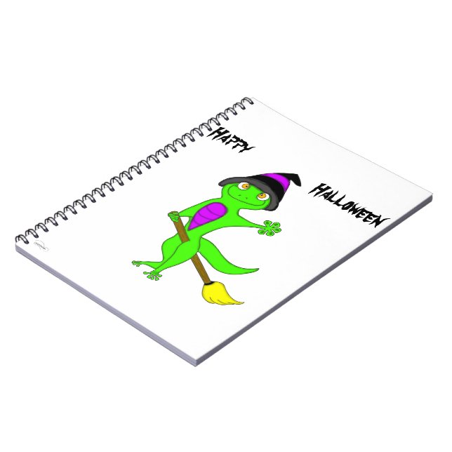 Hexengecko Notizblock (Linke Seite)