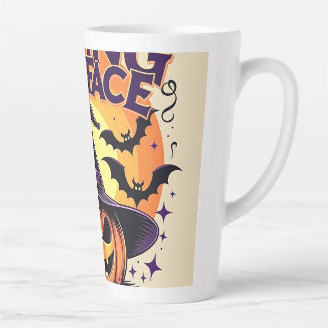 Hexengesicht ausruhen - Sonnenkürbis Milchtasse (Rechts)
