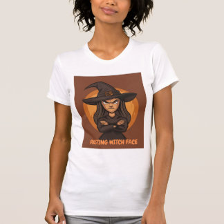 Hexengesicht ausruhen - Spooky Funny Halloween Des T-Shirt