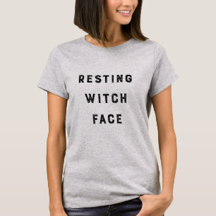 Hexengesicht Vintages Halloween T-Shirt