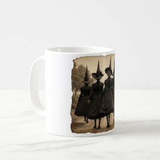 Hexengruppe zu Halloween Kaffeetasse