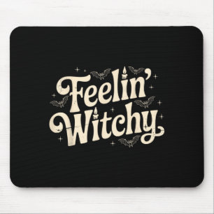 Hexenhaft lustiger Kostüm Gruselparty Vintage Mousepad