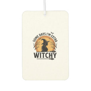 Hexenhaftes Vintage-Halloween-Zitat-Vektordesign_1 Autolufterfrischer